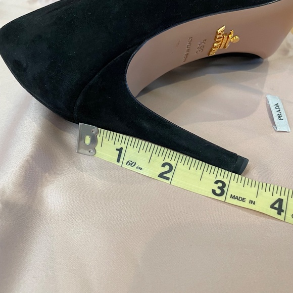 Prada Suede Pointed Toe Pumps - Picture 8 of 12